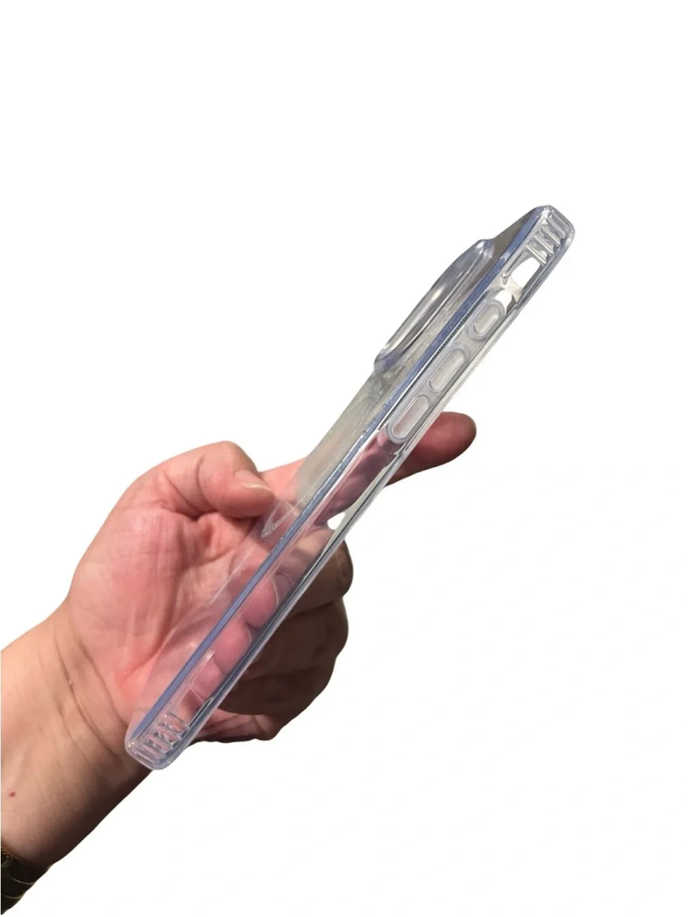 Tech21 EvoSparkle Clear Glitter Phone Case for iPhone 16 Pro Max